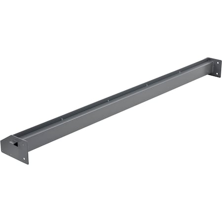 Global Industrial 48inW Bin Rail- Gray 606941GY